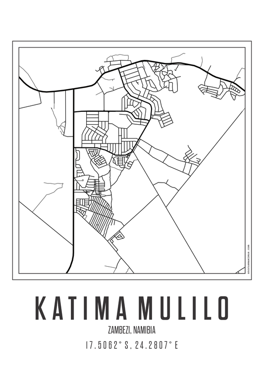 Minimal Map Katima Mulilo