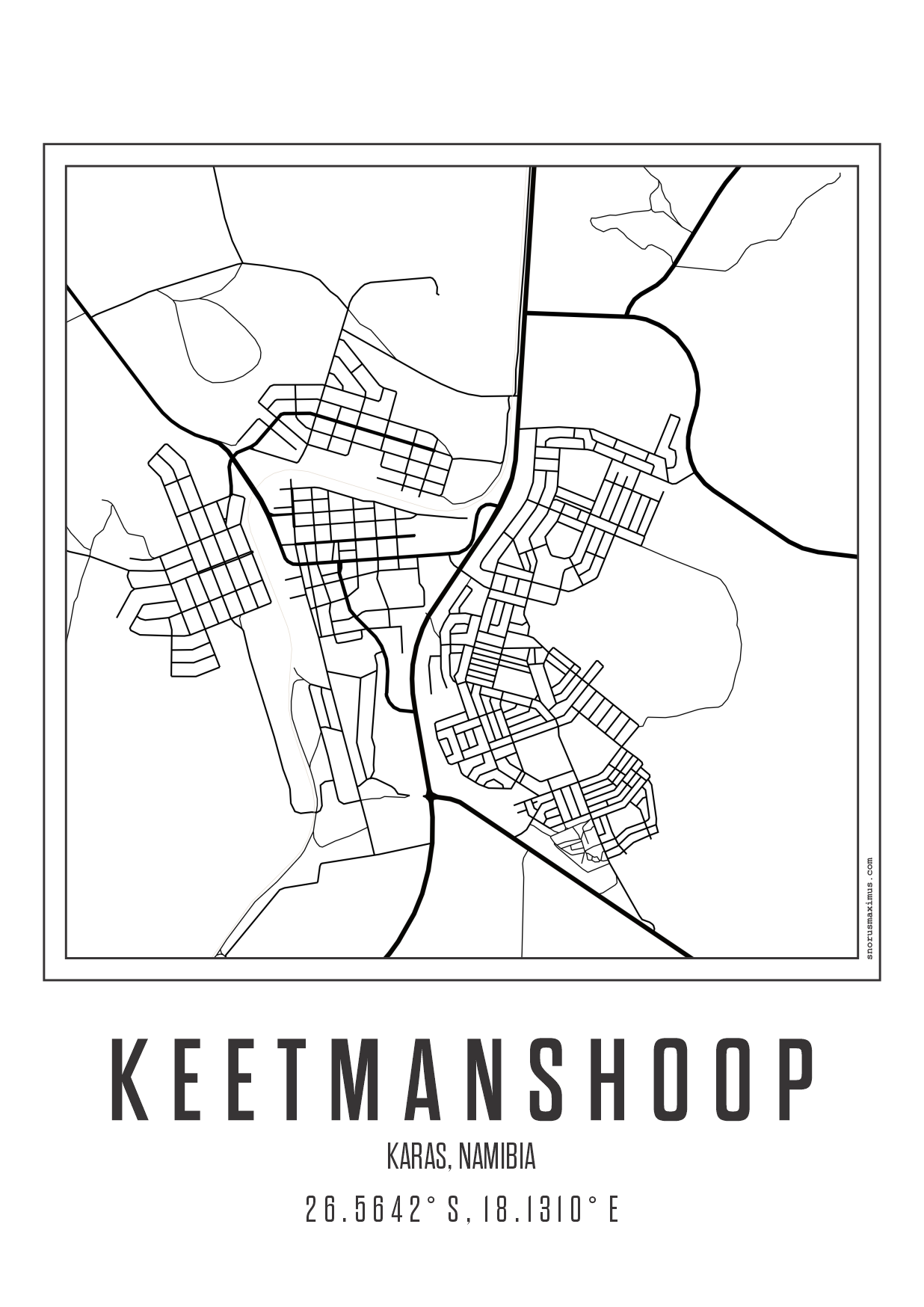 Minimal Map Keetmanshoop