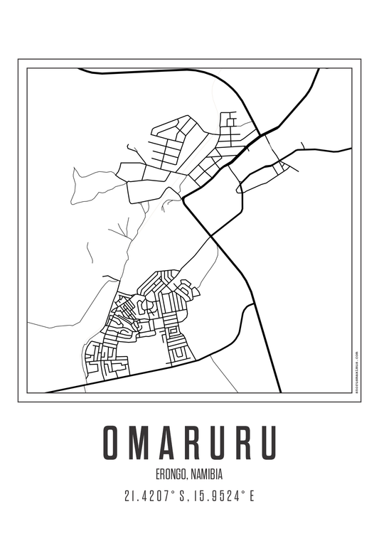 Minimal Map Omaruru