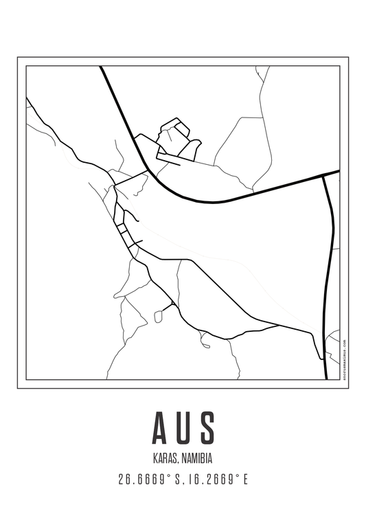 Minimal Map Aus