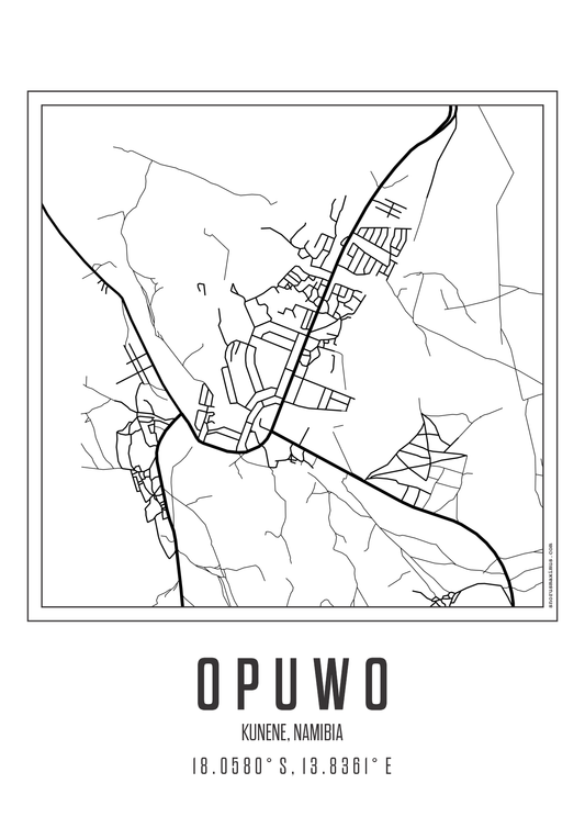 Minimal Map Opuwo