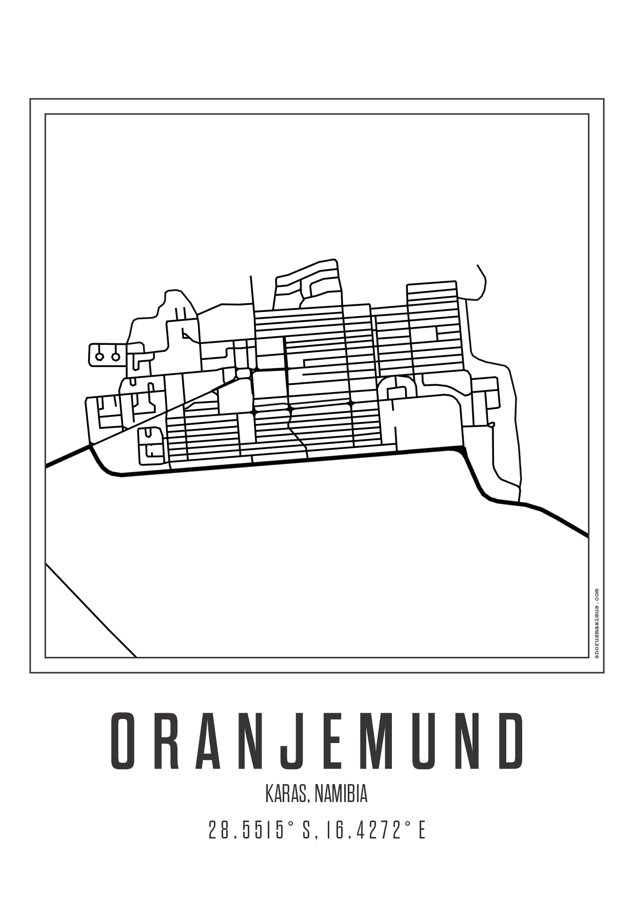 Minimal Map Oranjemund