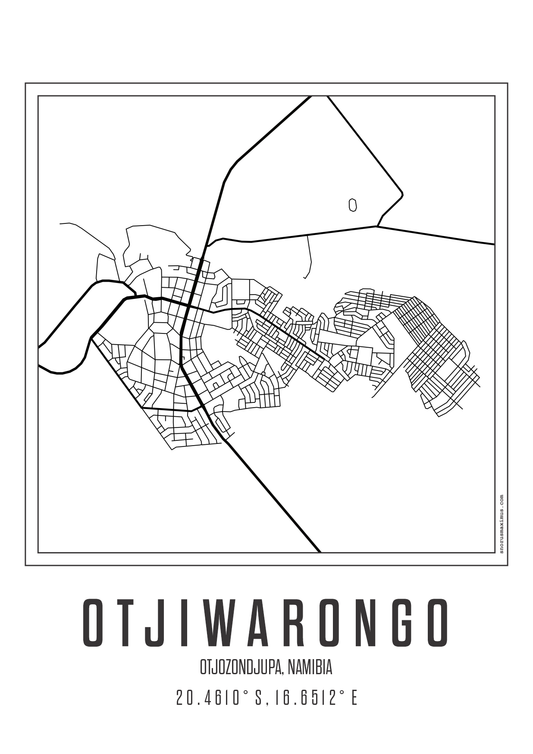 Minimal Map Otjiwarongo