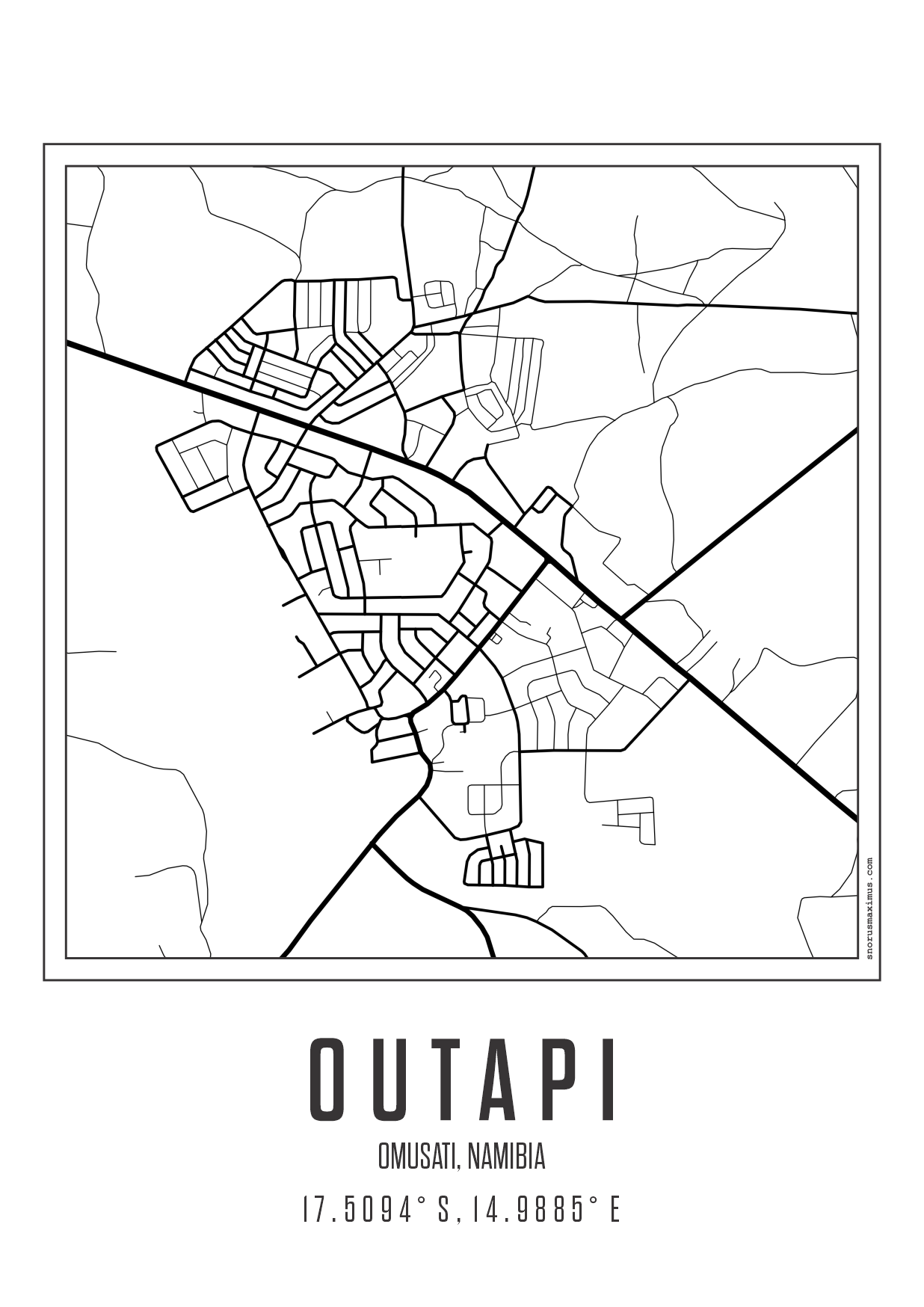 Minimal Map Outapi – Snorus Store