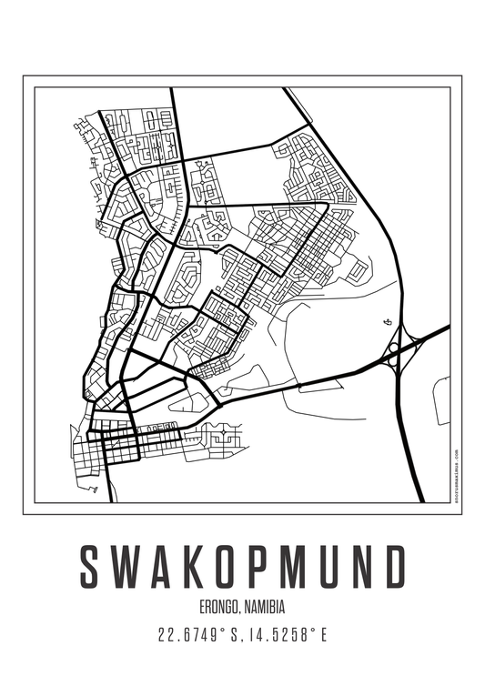 Minimal Map Swakopmund