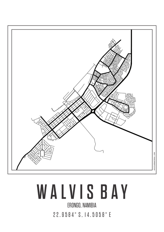 Minimal Map Walvis Bay