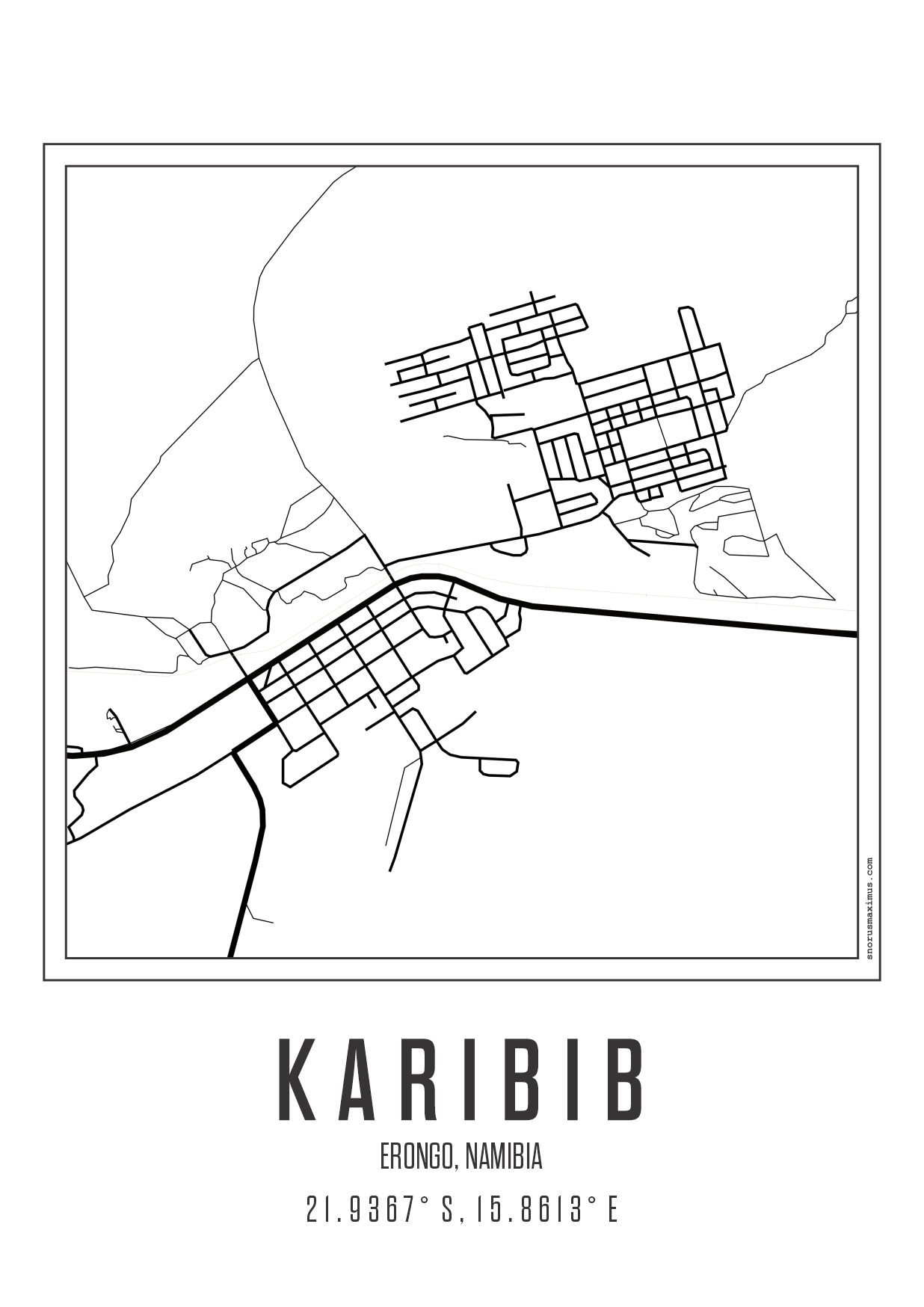 Minimal Map Karibib